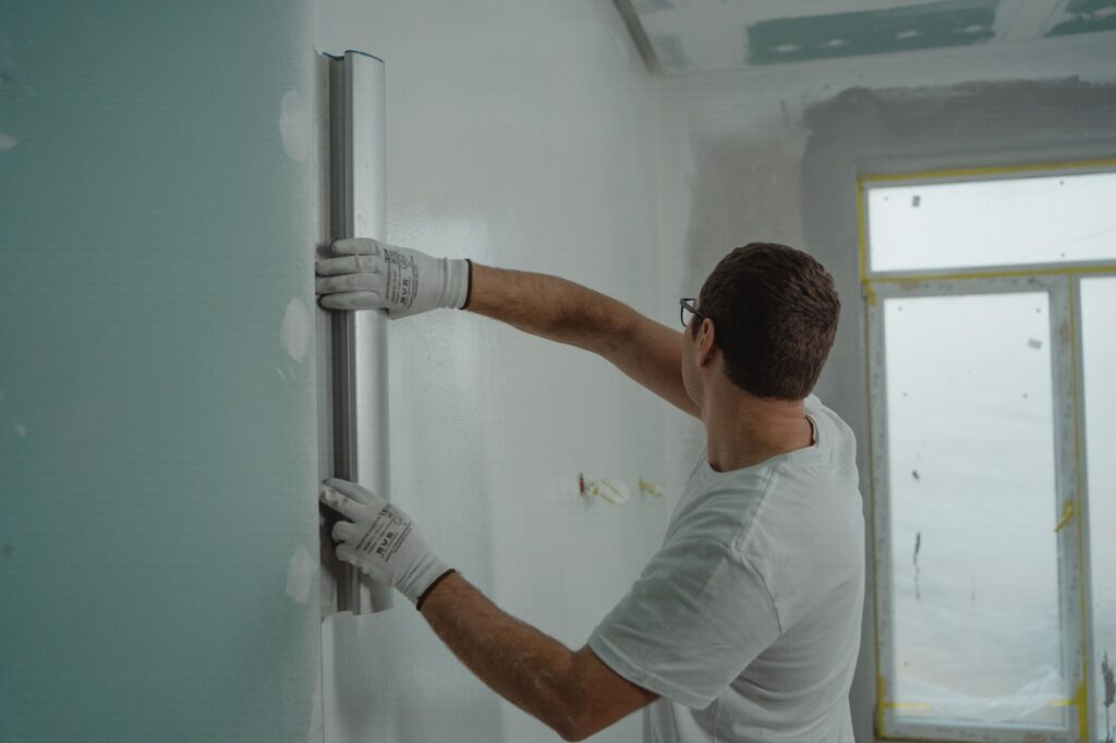 plastering work
